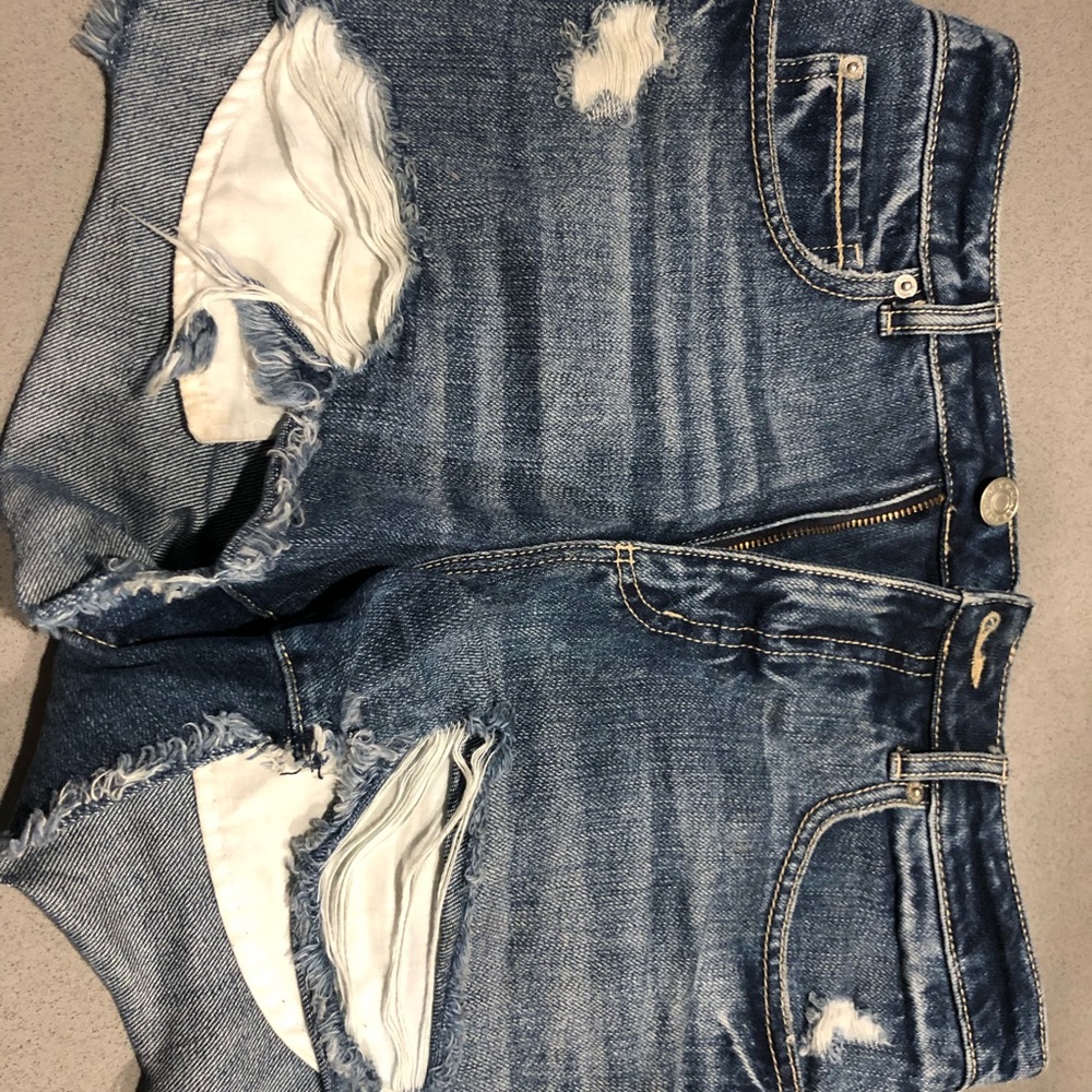 Garage jean shorts
